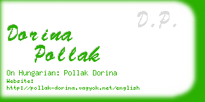 dorina pollak business card